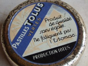 画像2: フランスアンティーク　缶 ティン缶 　PARIS　小物入れ缶ケース