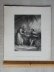 画像1:  紙物プリント版画男二人の集い　スクラップブッキング 1850年 (1)