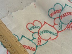 画像1: アンティーク手芸　刺繍ガロン