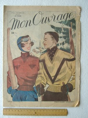画像1: アンティーク雑貨　フランス雑誌　1952年　16ページ