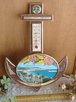 画像1: 温度計　フランス　アンティーク 