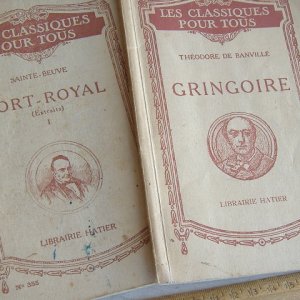 画像: フランスアンティーク古本洋書物語1935年代2冊セット