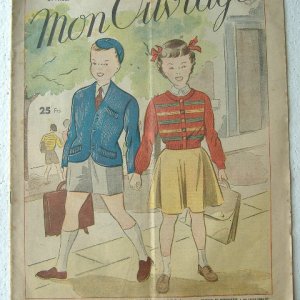 画像: アンティーク雑誌　1952年　少年と少女