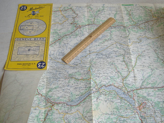 画像1: ミシュラン　地図　フランス　アンティーク