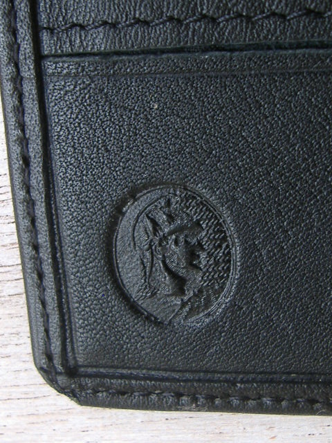 画像: アンティーク雑貨　レザー財布（黒）