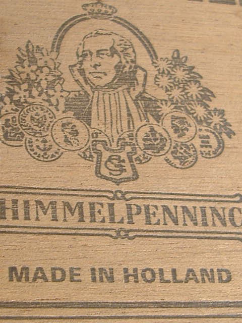 画像: アンティーク雑貨　木製タバコ箱ボックスケース