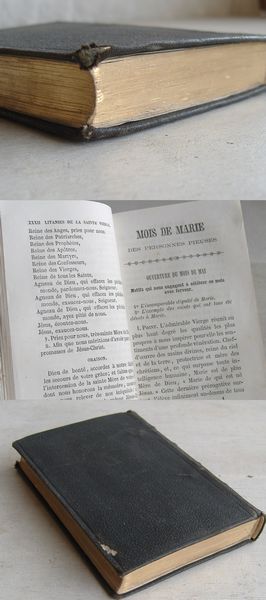 画像: フランスアンティーク古本洋書1868年MISSEL