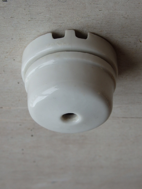 画像1: フランスアンティーク　陶器　シーリングキャップ　メダリオン