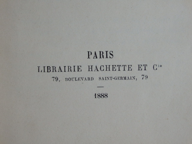 画像4: フランスアンティーク 素敵な洋書 古書 本 ブック　1888年