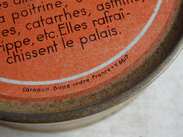 画像: フランスアンティーク　缶 ティン缶 　PARIS　小物入れ缶ケース