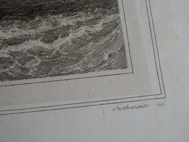 画像:  紙物リトグラフィ版画 スクラップブッキング 船の航海