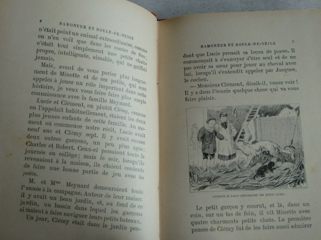 画像: フランスアンティーク 素敵な洋書 古書 本 ブック