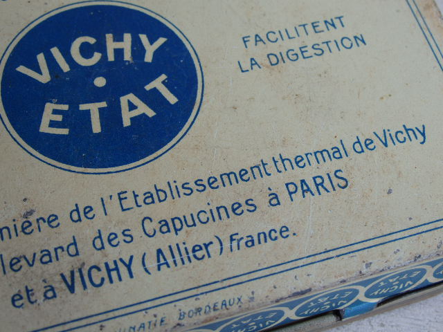 画像3: フランスアンティーク　缶 ティン缶 小物入れ缶ケース　VICHY
