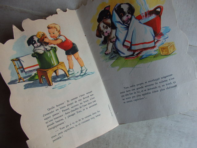 画像: 児童絵本　こども　えほん　動物　PARIS　1950年