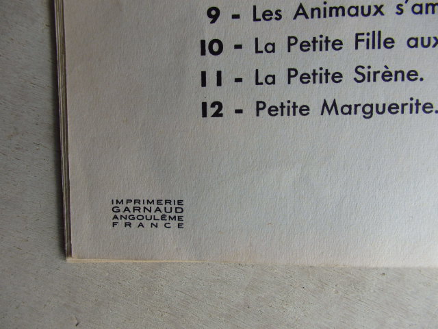 画像: 児童絵本　こども　えほん　動物　PARIS　1950年