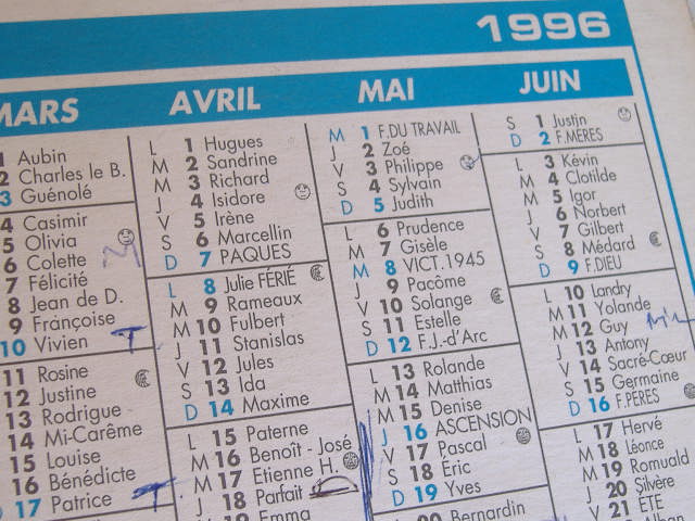 画像: カレンダー　1996年　馬