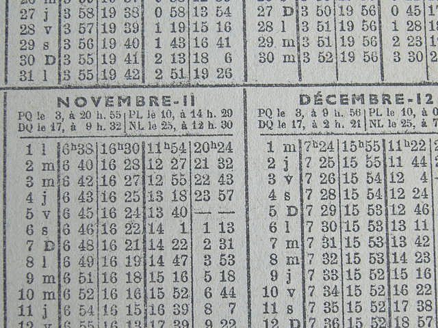 画像: カレンダー　1954年代　湖