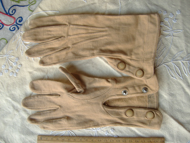画像1: フランスアンティーク　手袋　グローブ