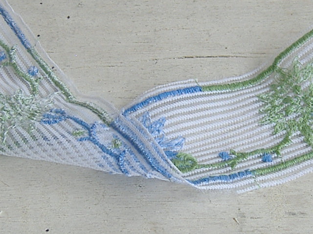 画像: アンティーク手芸　レース刺繍　605cm
